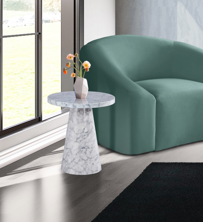 Omni 20" Faux Marble End / Side Table
