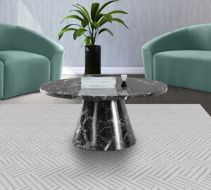 Omni 36" Faux Marble Coffee Table