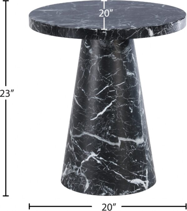 Omni 20" Faux Marble End / Side Table