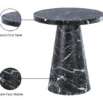 Omni 20" Faux Marble End / Side Table