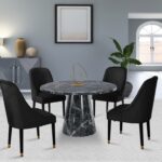 Omni Velvet Upholstered Dining Chair
