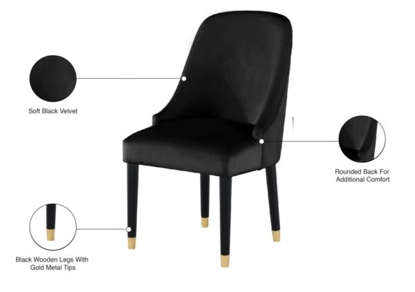Omni Velvet Upholstered Dining Chair