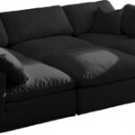 Plush Velvet Upholstered Standard Comfort Modular Collection