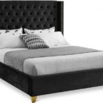 Barolo Velvet Upholstered Bed