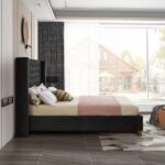 Barolo Velvet Upholstered Bed