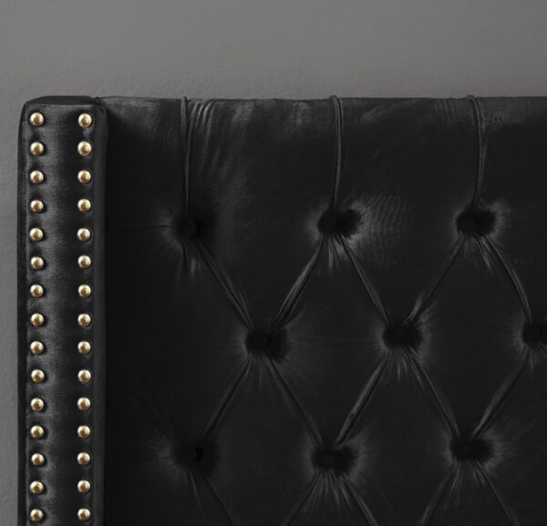 Barolo Velvet Upholstered Bed