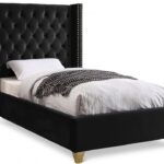 Barolo Velvet Upholstered Bed