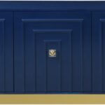 Cosmopolitan Lacquer Finish And Stainless Steel Sideboard / Buffet