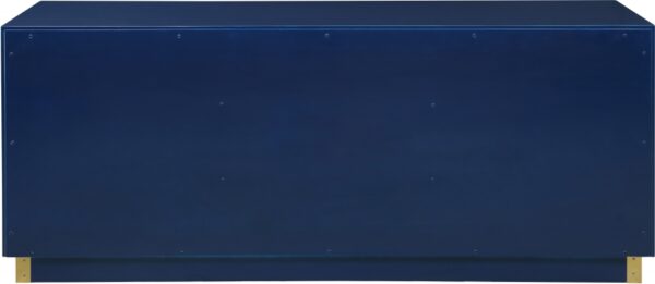 Cosmopolitan Lacquer Finish And Stainless Steel Sideboard / Buffet