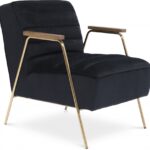 Woodford Velvet Upholstered Accent Chair