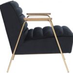 Woodford Velvet Upholstered Accent Chair