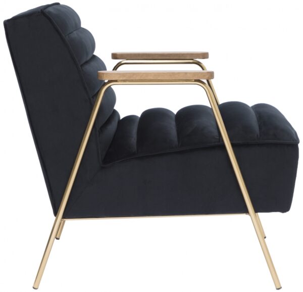 Woodford Velvet Upholstered Accent Chair