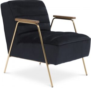 Woodford Velvet Upholstered Accent Chair