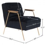 Woodford Velvet Upholstered Accent Chair