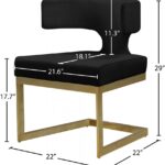 Alexandra Velvet Upholstered Dining Chair