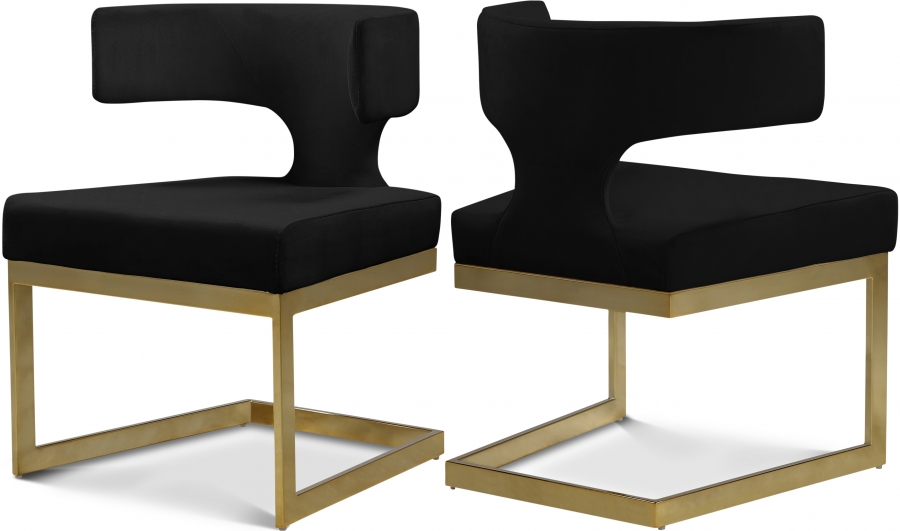 Alexandra Velvet Upholstered Dining Chair