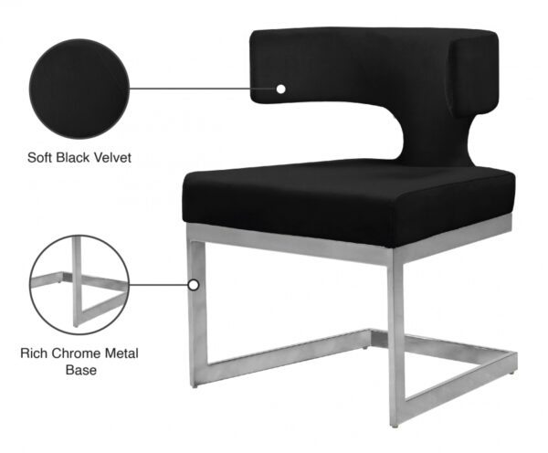 Alexandra Velvet Upholstered Dining Chair