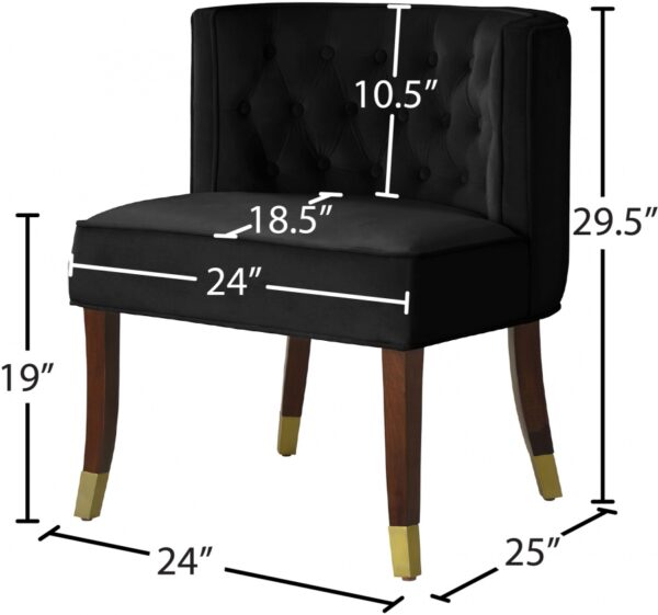 Perry Velvet Upholstered Dining Chair
