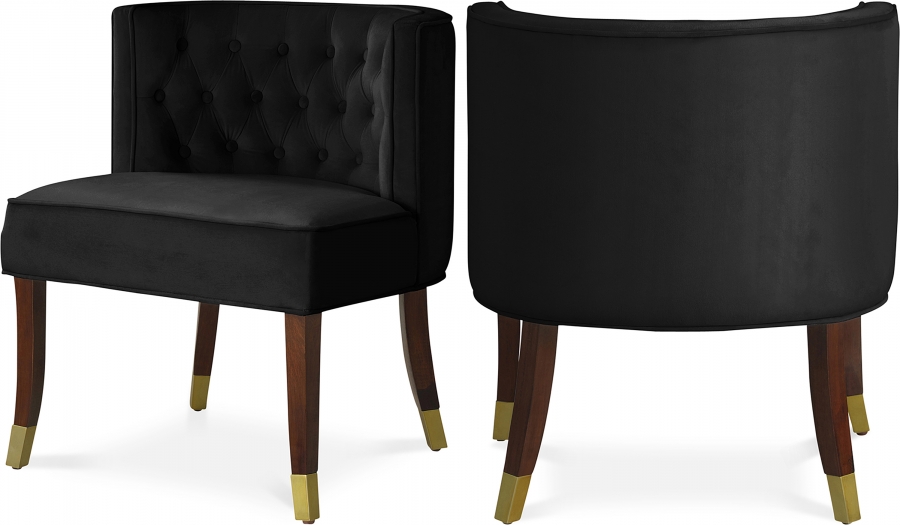 Perry Velvet Upholstered Dining Chair