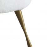 Nube Faux Sheepskin Fur Upholstered Bench