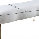 Nube Faux Sheepskin Fur Upholstered Bench