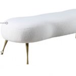 Nube Faux Sheepskin Fur Upholstered Bench