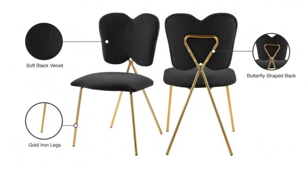 Angel Velvet Upholstered Dining Chair