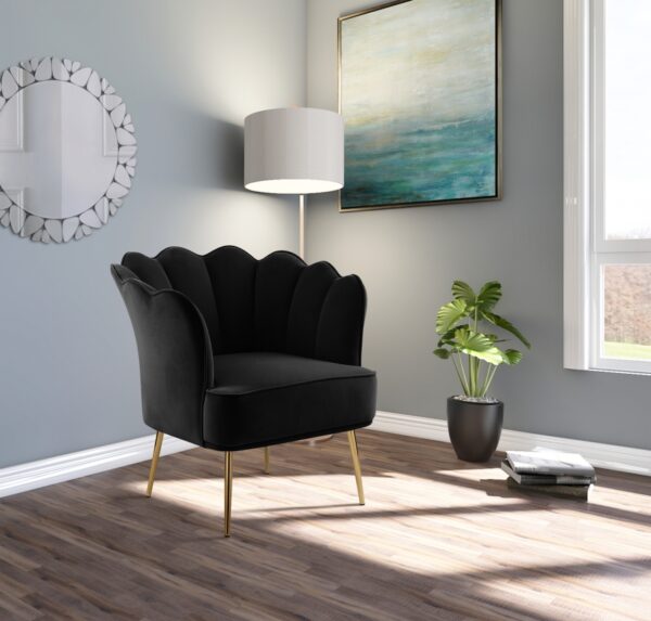 Jester Velvet Upholstered Accent Chair