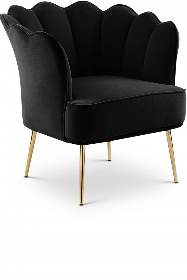 Jester Velvet Upholstered Accent Chair