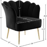 Jester Velvet Upholstered Accent Chair