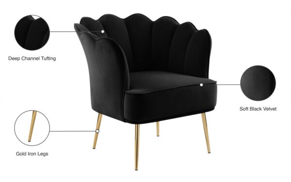 Jester Velvet Upholstered Accent Chair