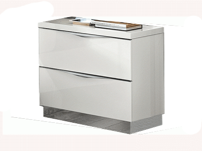 Onda Mini Nightstand WHITE