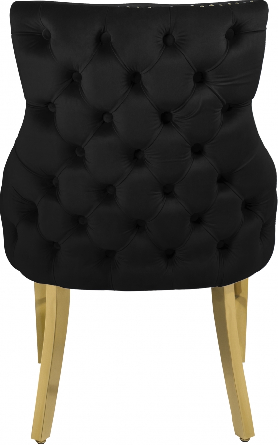 Tuft Velvet Upholstered Dining Chair
