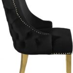 Tuft Velvet Upholstered Dining Chair
