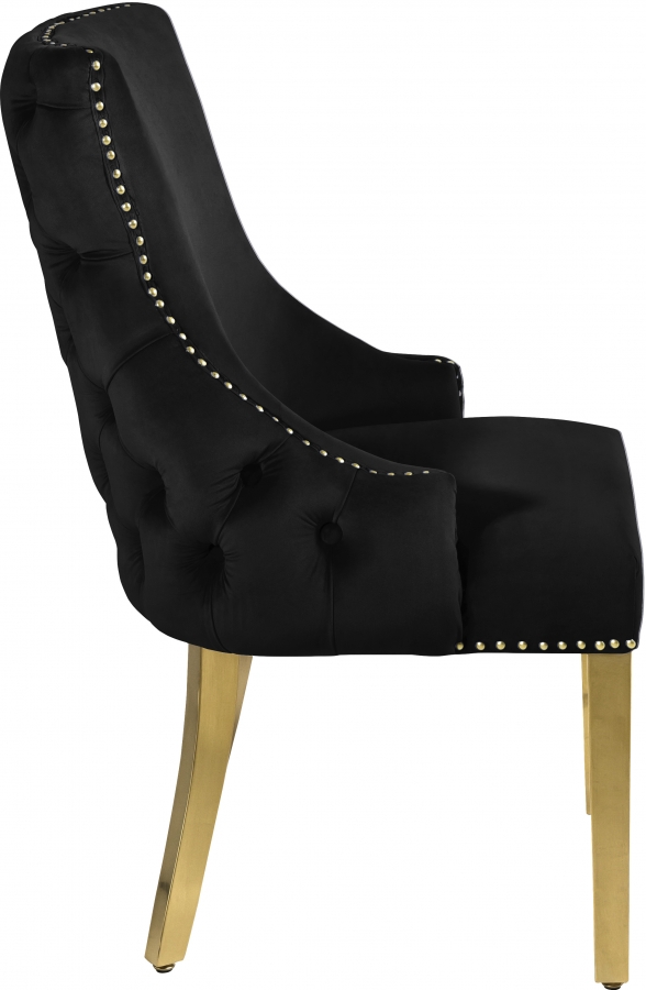 Tuft Velvet Upholstered Dining Chair