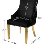 Tuft Velvet Upholstered Dining Chair
