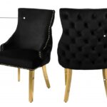 Tuft Velvet Upholstered Dining Chair