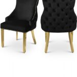 Tuft Velvet Upholstered Dining Chair