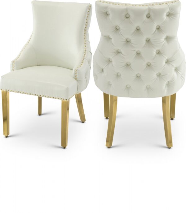 Tuft Vegan Leather Upholstered Dining Chair