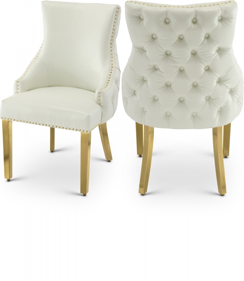 Tuft Vegan Leather Upholstered Dining Chair