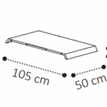 Elite Extension for Table Tent/Net Silver Birch
