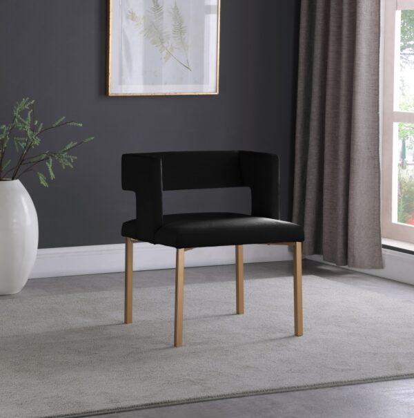 Caleb Velvet Upholstered Dining Chair