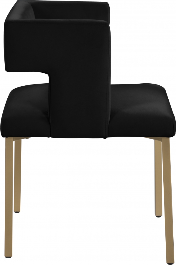 Caleb Velvet Upholstered Dining Chair