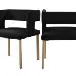 Caleb Velvet Upholstered Dining Chair