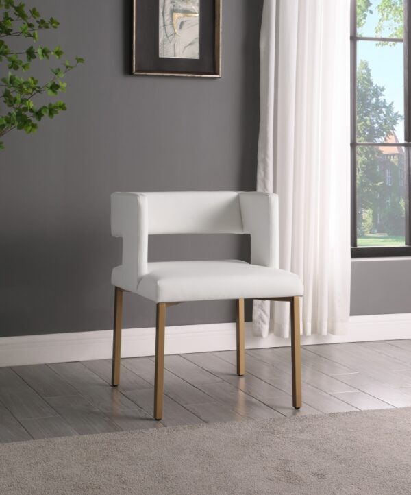 Caleb Vegan Leather Upholstered Dining Chair