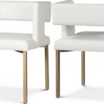 Caleb Vegan Leather Upholstered Dining Chair