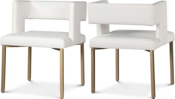 Caleb Vegan Leather Upholstered Dining Chair