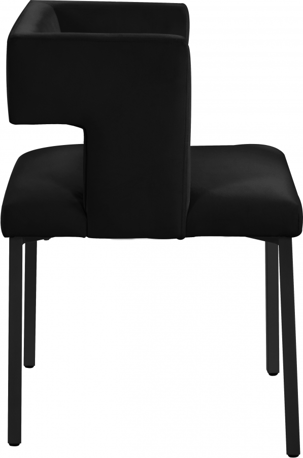 Caleb Velvet Upholstered Dining Chair