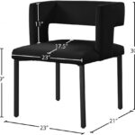 Caleb Velvet Upholstered Dining Chair