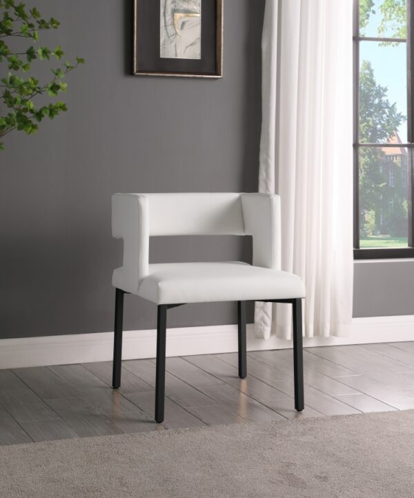 Caleb Vegan Leather Upholstered Dining Chair
